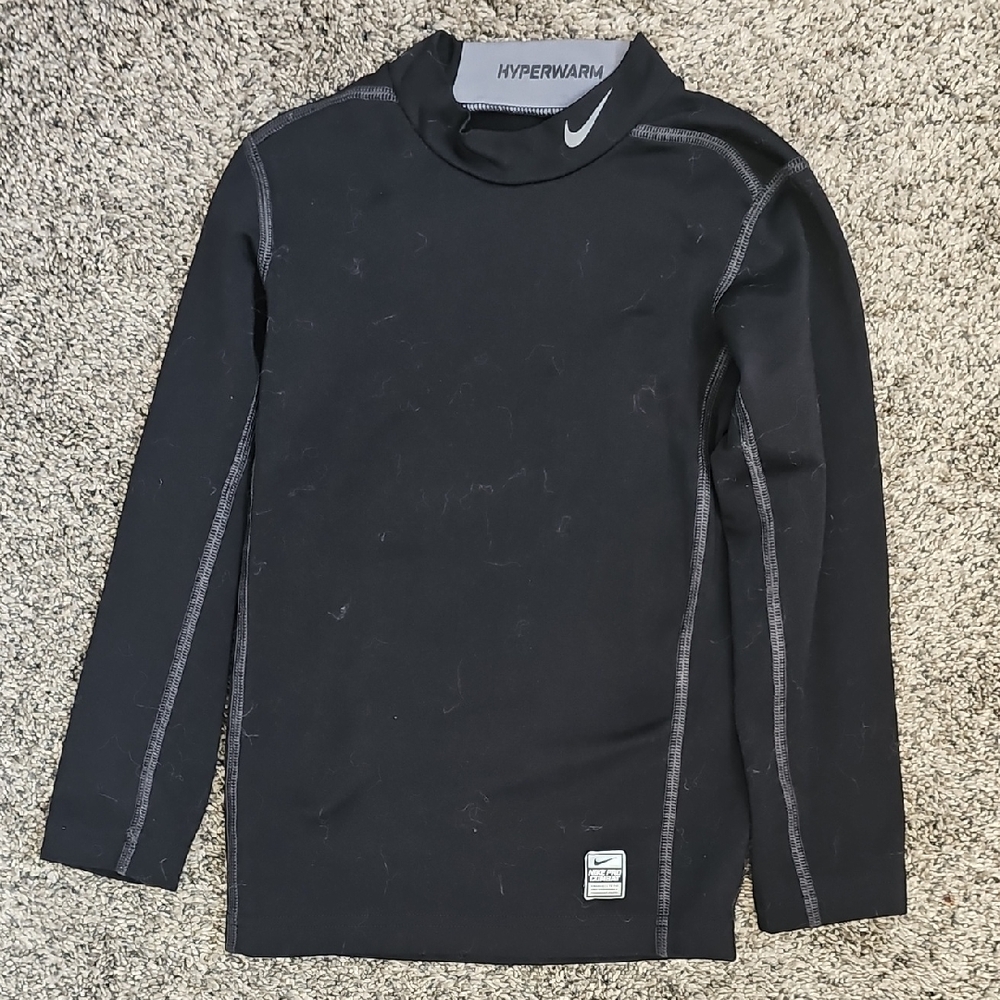 Nike Black Long Sleeve Kids Tee